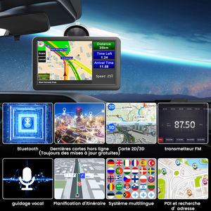 Navegador GPS portátil PND WINCE6.0 Sistema Reproductor de pantalla táctil de 7 pulgadas Android Radio Bluetooth Navegación GPS - Product Image 2
