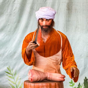 Tùy chỉnh hoạt hình trang trí Quy Chế mô phỏng con người bán thịt công viên chủ đề Kích thước cuộc sống robot thực montable - Product Image 2