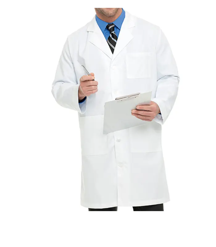 High Quality Disposable Sms Work Wear Non Sterile White Medical Doctor Lab Coat Non Woven