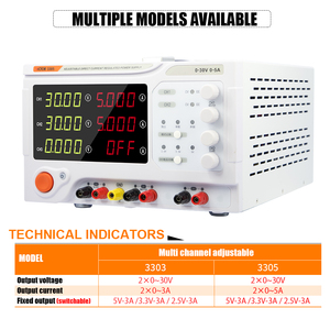 Victor 3303 30V 3A Adjustable Bench <strong>DC</strong> Stable Power Supply Voltage Current Stabilization 4 <strong>LED</strong> Display