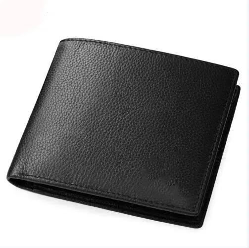 Hot Selling Mens Retro Genuine Leather Wallet Bifold Slim Money Credit Card ID Holder Purse