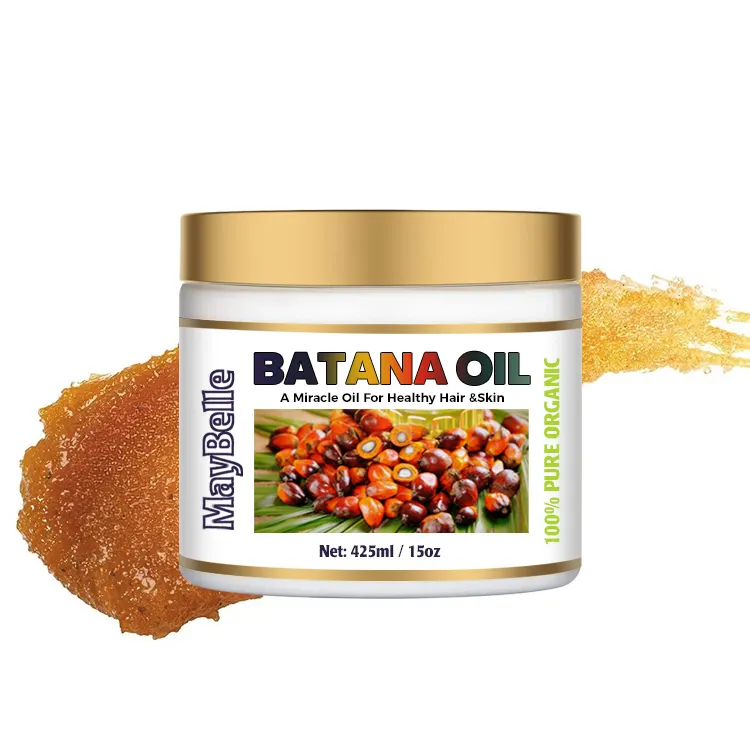 Beurre d'huile de batana réparateur anti-chute de cheveux de marque privée huile de batana crue huile de batana fortifiante et revitalisante