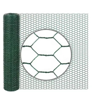 Verzinkter/PVC-beschichteter sechseckiger Drahtgitter-Hühner zaun für Geflügelfarm-Maschen netz Sechseckige Maschendraht fabrik - Product Image 4