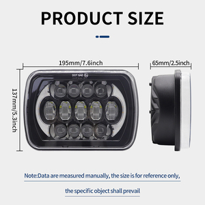 ไฟหน้า LED 5X7ออฟโรด4x4แบบมัลติฟังก์ชั่นไฟหน้า7นิ้วพร้อมไฟเลี้ยวสำหรับ Jeep/Wrangler - Product Image 4