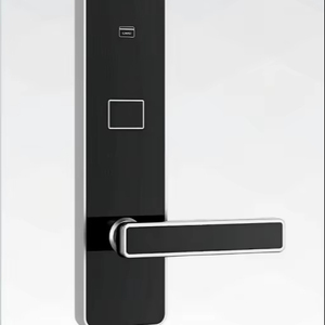 Accesso automatico hotel smart lock nero oro e argento con scheda e chiave funzione encoder scheda personalizzata interruttore di alimentazione - Product Image 1
