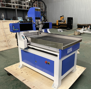 Pequeño Mini enrutador CNC DIY para tallado en madera Metal 2.2kw/3.2kw 6090 Certificado CE RIchauto Control DSP que incluye caja de cambios PLC - Product Image 2