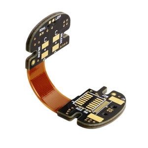 Daldırma altın elektronik bileşenler yüksek kalite devre ve PCBA ürün ile çift taraflı sert esnek PCB - Product Image 2