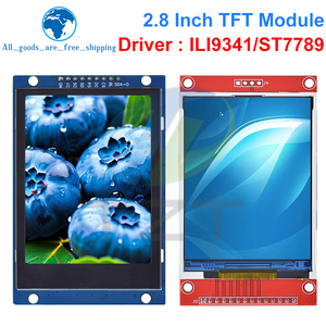 TZT 2,8 "240x320 SPI TFT LCD Serial Port Modul mit PCB Micro SD ILI9341 / ST7789V 5V/3,3 V 2,8 Zoll LED-Anzeige für Arduino - Product Image 5