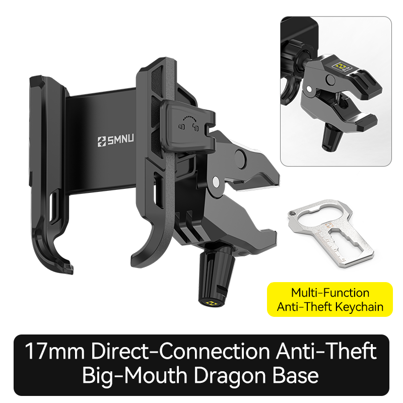 17mm Direct-Connection Anti-Theft Big-Mouth Dragon Base