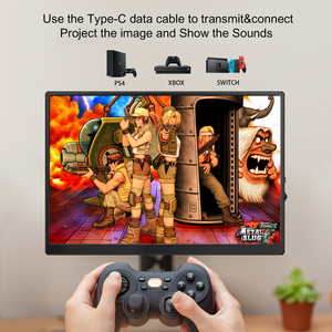 Monitor portátil de 10,5 pulgadas, pantalla Full HD de 1920x1280, IPS, para videojuegos, entrada tipo C y Mini HDMI para ordenador portátil y PC