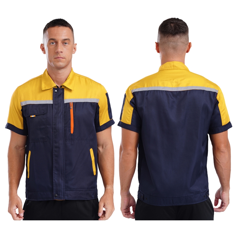Yellow&Navy Blue