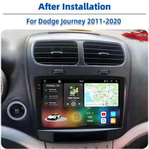 Dodge Journey 2011-2020 GPSナビゲーション4Gネットワークステレオ2 DINカーDVDプレーヤー用Android13 Autoradio2Kスクリーンカーラジオ