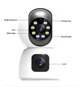 Most Popular Icsee PTZ 2MP 5MP Dual Lens WiFi Indoor 360 Color Night Vision Home Security Dual Lens Network Camera - Product Image 1