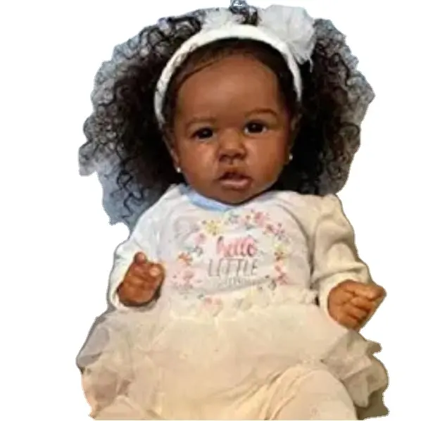Búp bê tái sinh mini tái sinh bebek sống động như thật làm tổ màu đen trẻ mới biết đi thực tế còn sống trẻ sơ sinh lớn bebes cô gái cậu bé Đồ chơi Chucky BJD Búp bê 1/6