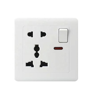 European Style Trade <strong>Switch</strong> <strong>Socket</strong> British Standard 146 Type Dual 13a <strong>Multi</strong> Three Hole <strong>With</strong> Usb Plug Universal Panel - Product Image 2