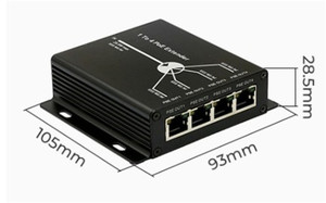 1 ila 4 bağlantı noktası 5 limanlar endüstriyel PoE genişletici için IEEE802.3af IP kamera uzatın 120m iletim mesafesi 10/100M LAN portları - Product Image 2