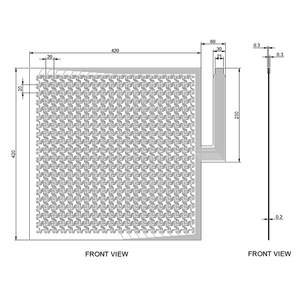 Sensor de matriz de 0,2mm de espesor con 400 puntos de detección, fuente de presión del fabricante, 20x20, 1, 2, 2 - Product Image 3