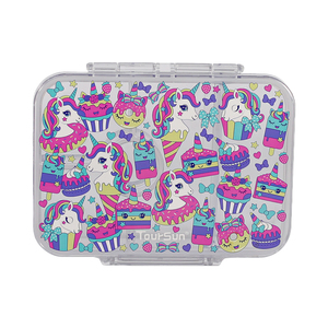 5 adet set unicorn çocuk okul sırt çantası takım Oxford okul çantası öğle yemeği çantası kalem kutusu su şişesi ve çocuklar için yemek kabı seti - Product Image 6