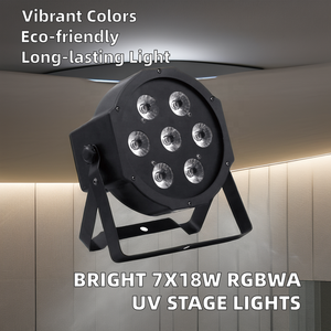 Factory Price 100W RGBW UV 6in1 LED Par Light Bright Stage Disco Spotlights <strong>with</strong> <strong>DMX</strong> <strong>Control</strong> for DJ and KTV Applications - Product Image 3