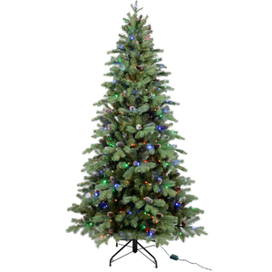 Automatic Switch Outdoor Xmas <strong>Tree</strong> Artificial Natural Christmas <strong>Tree</strong> Realistic Christmas <strong>Tree</strong> With Pine Cone - Product Image 2