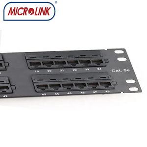 可拆卸48端口5类配线架utp类5e非屏蔽rj45克朗配线架 - Product Image 2