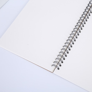 All'ingrosso a buon mercato custom formato carta Kraft marrone copertura semplice scuola taccuino bobina bianca schizzo in spirale note book - Product Image 6