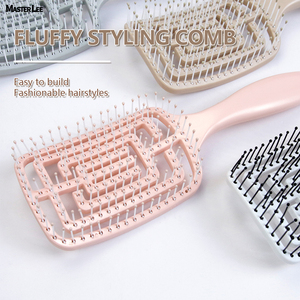 2024 yaz Curated Special Edition 4 renk seçenekleri yeni puslu köpüklü renk yuvarlak ucu naylon diş kafa derisi masaj saç fırçası - Product Image 1