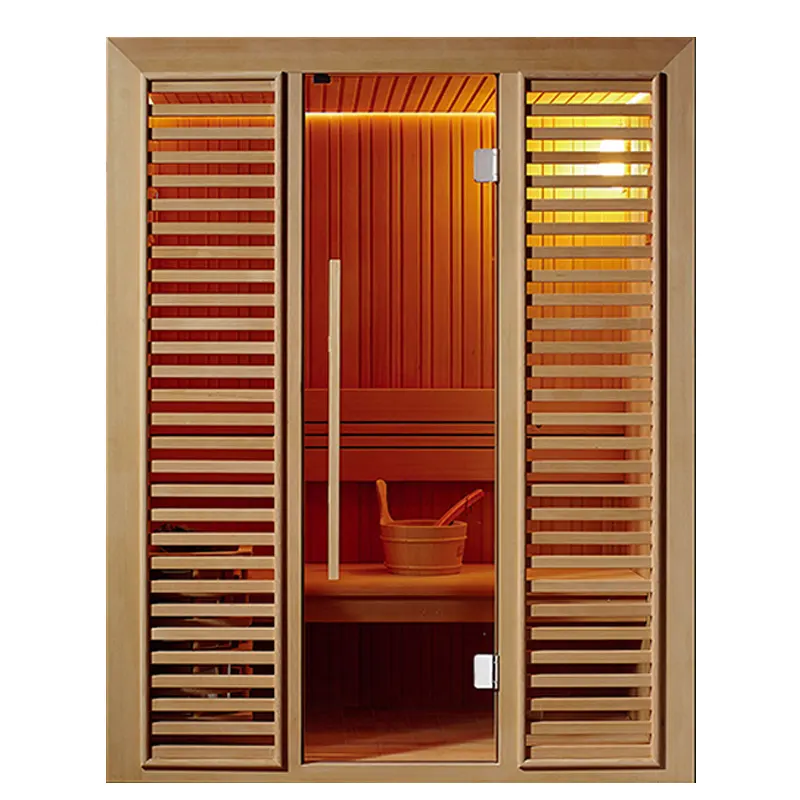 Precio de la cabina de sauna para 3 personas/precio del baño de sauna/recinto de sauna