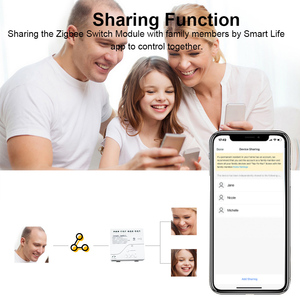 <span class=keywords><strong>Zigbee</strong></span> akıllı anahtar Tuya lamba ışığı Motor röle kurulu 2ch ev otomasyon modülü Alexa ağ geçidi gerekli - Product Image 5