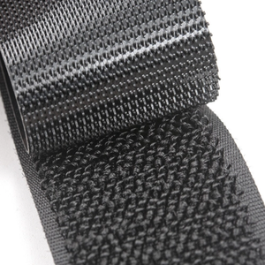Non Slip <strong>Hook</strong> and <strong>Loop</strong> <strong>Strap</strong> <strong>Hook</strong> and <strong>Loop</strong> Fasten <strong>Custom</strong> Logo Patch Woven Circle Magic Tape - Product Image 3