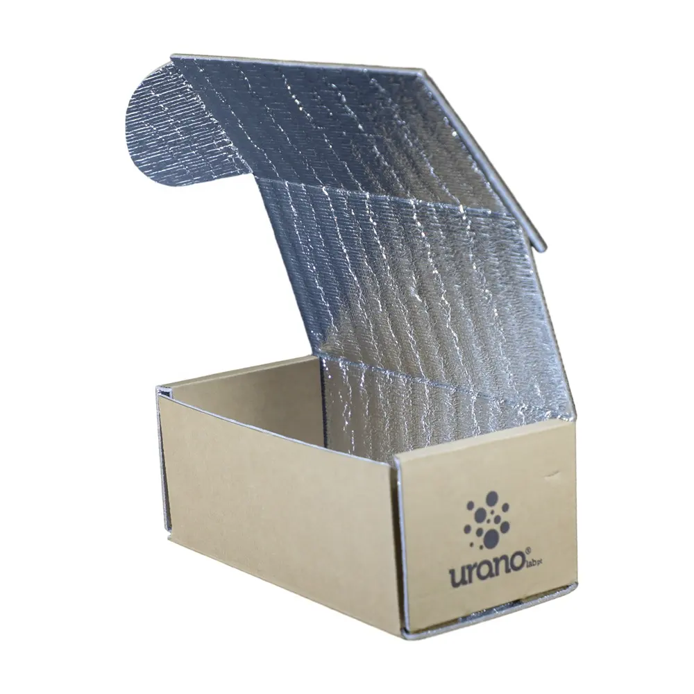 उच्च गुणवत्ता वाले नालीदार कूलर बक्से जमे हुए खाद्य पैकिंग के लिए कस्टम मुद्रित इन्सुलेशन बॉक्स