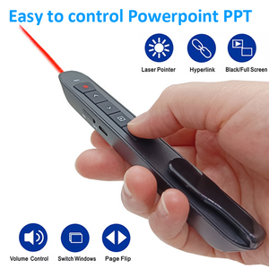 2.4G PPT Wireless Presenter presentazione <span class=keywords><strong>Powerpoint</strong></span> <span class=keywords><strong>Remote</strong></span> Slide Changer Pen <span class=keywords><strong>pointer</strong></span> ricaricabile Clicker remoto per insegnanti