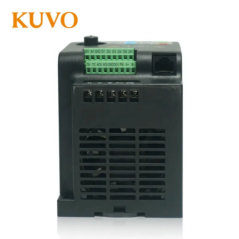 כונן vfd 0.75kw 1.5kw 2.2kw 4kw 5.5kw ממיר תדרים 50hz 60hz AC בקרת מהירות מנוע AC מהפך-Kuvo