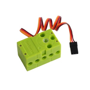 Geekservo 0.7kg verde a rotazione continua di 360 gradi servoad albero a doppia croce programmabile per il modello di auto intelligente Micro:bit - Product Image 1