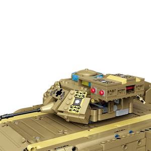 Uzaktan kumanda kök yapı setleri 8-12 yaşında 1762 adet RC mühendislik kiti içerir paletli araba/M2A2 tankı yapılmış plastik ABS - Product Image 4