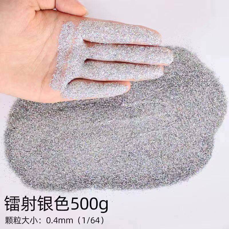 One pound of 0.4mm silver laser