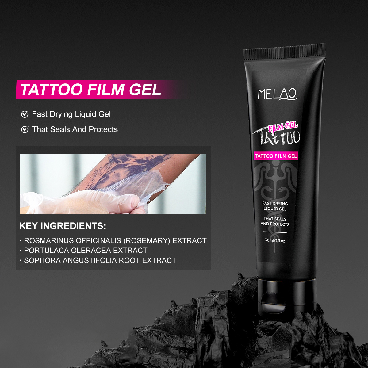 Gel de película para tatuajes