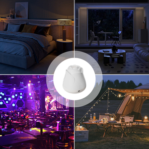 USB LED gece lambası dokunmatik karartma gül masa lambası sıcak beyaz 2-in-1 yurt yatak odası uyku ortam gece lambası - Product Image 5