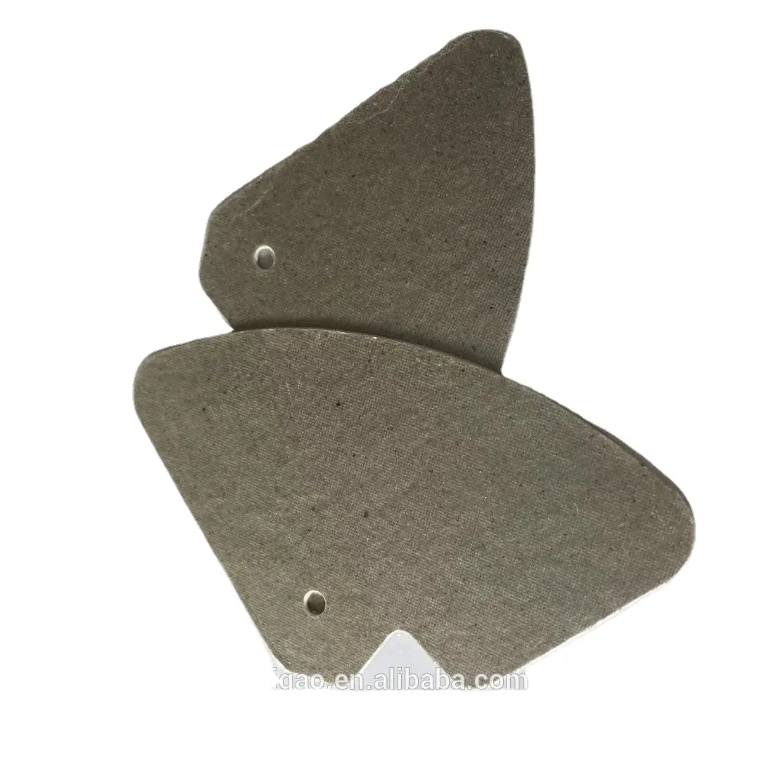 Placa de mica de muscovita, accesorios de corte de fábrica de 210x0,35mm (agujero de 30mm)