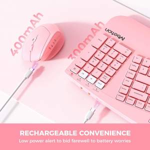 MEETION DirectorB Split <strong>Keyboard</strong> and <strong>Mouse</strong> Kit 121 Keys BT1 BT2 2.4G Wireless Office <strong>Custom</strong> Split Ergonomic <strong>Keyboard</strong> Manufacture - Product Image 4