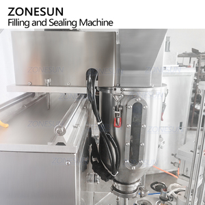 ZONESUN ZS-KCFC1 Full Automatic Monoblock Rotary Servo Auger <strong>Small</strong> Powder Coffee Capsul <strong>K</strong> Cup Filling Sealing Machine - Product Image 3