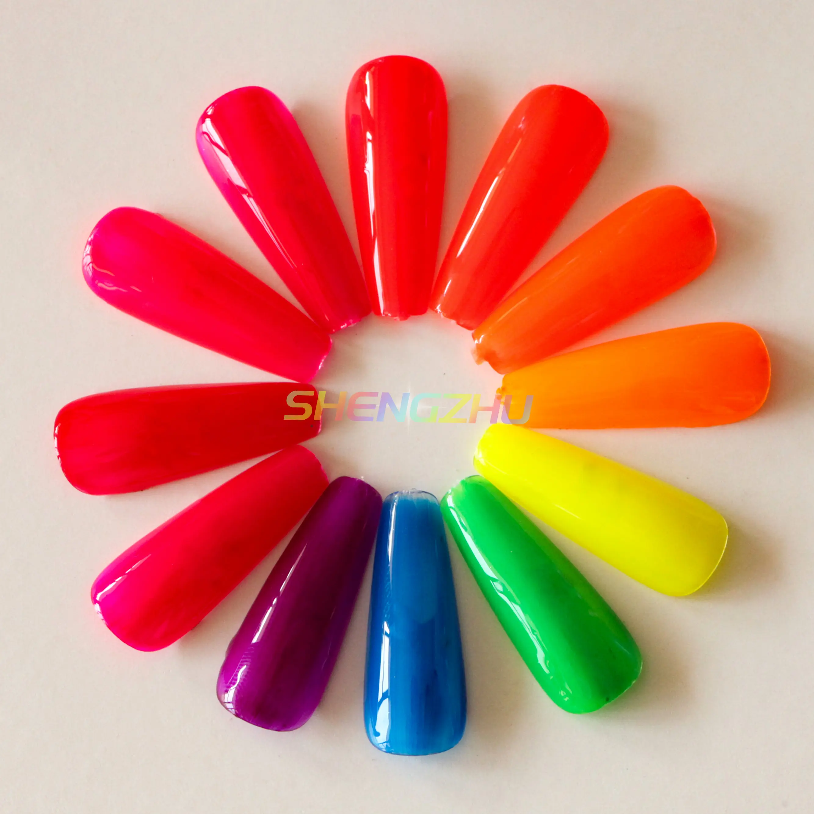Tekstil için süper parlaklık Neon Pigment tozu/kumaş boyama balçık renklendirici epoksi reçine mat boya renkleri