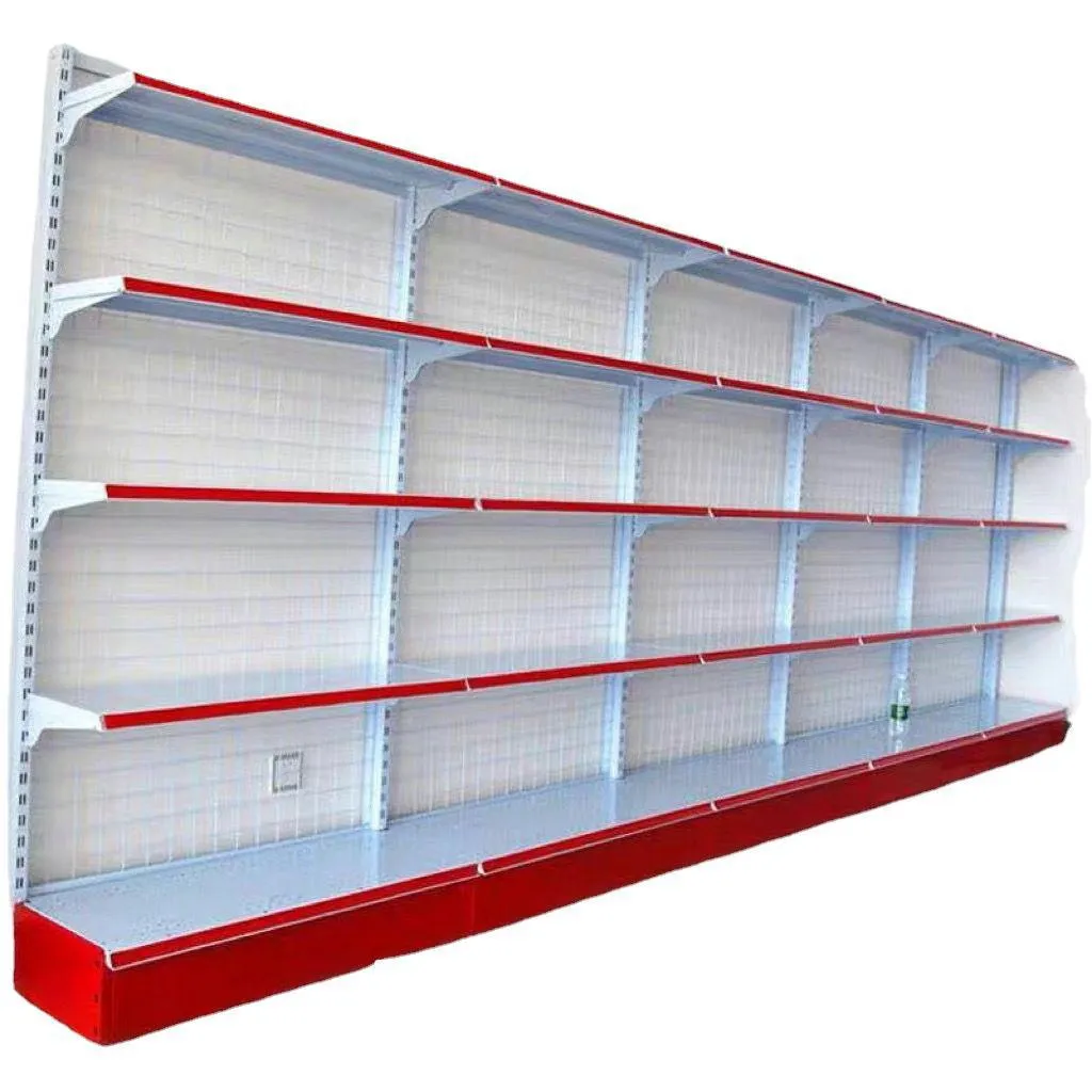 Stainless Steel Wire Shelving Unit Supermarket Shot Shelves for Convenience Store