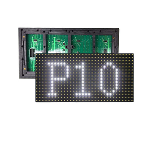 P10 1w 1r 1b 1y modulo Display a Led per esterni Display di benvenuto singolo colore P10 Retail Store Scroll Text Screen modulo LED - Product Image 1