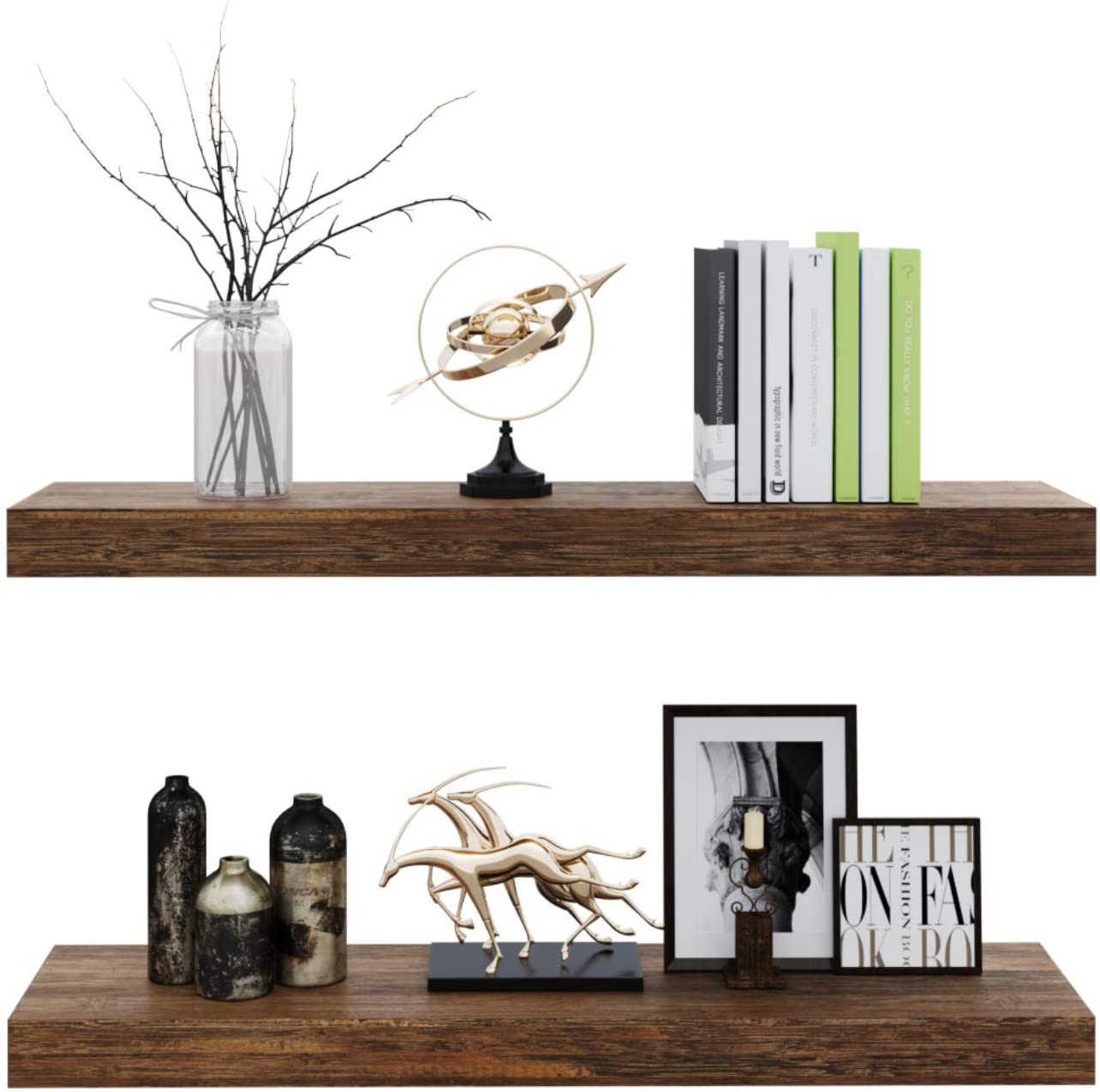 wooden hanging shelf