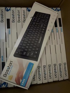 k830 standard USB interface 104-key French English layout wired <strong>keyboard</strong> for <strong>notebook</strong> desktop computer - Product Image 5
