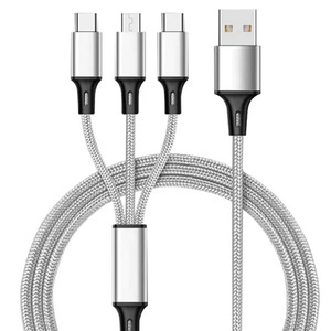 Kostenlose Probe Anpassbar Universal 3 in 1 Data <strong>Usb</strong> Kabel 3in1 <strong>Usb</strong> Ladekabel Mit Beleuchtung for Micro <strong>Typ</strong>-<strong>c</strong> Phone - Product Image 2