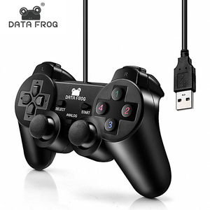 Data Frog Neuester USB 2.0 Wired Video Game Controller Joystick & Game Controller für Sony Playstation 3 PS3 PC Gaming Controller - Product Image 1