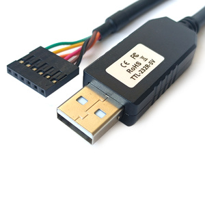 FTDI FT232RL Chip USB UART TTL 0,1 \ "Paso 6 vías Cable de depuración TTL 232R 3V3 Flash Cavo para uso en computadora - Product Image 1