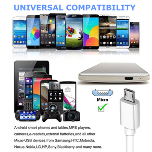 Android cep telefonları için en iyi fiyat mikro USB veri kablosu hızlı şarj kablosu Usb kablosu - Product Image 6